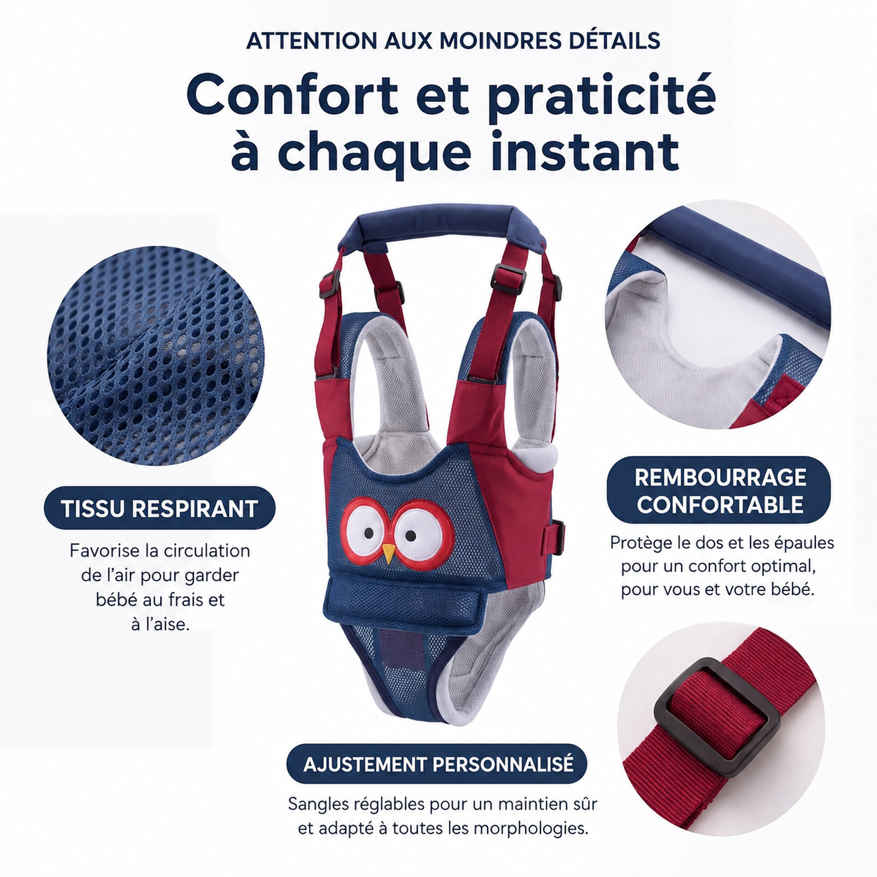 Harnais de marche bébe
