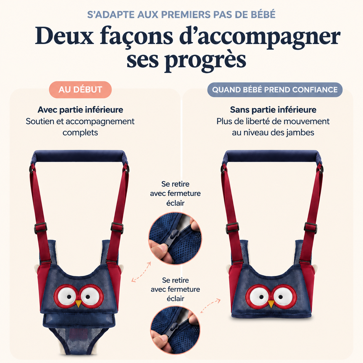 Harnais de marche pour bébé