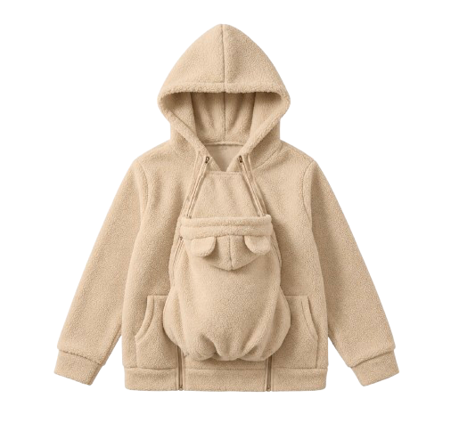 Le Cocon Belluvia - Veste de portage 2 en 1 en polaire