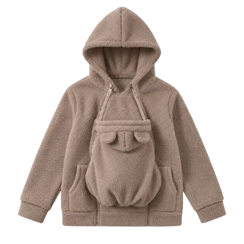 Le Cocon Belluvia - Veste de portage 2 en 1 en polaire