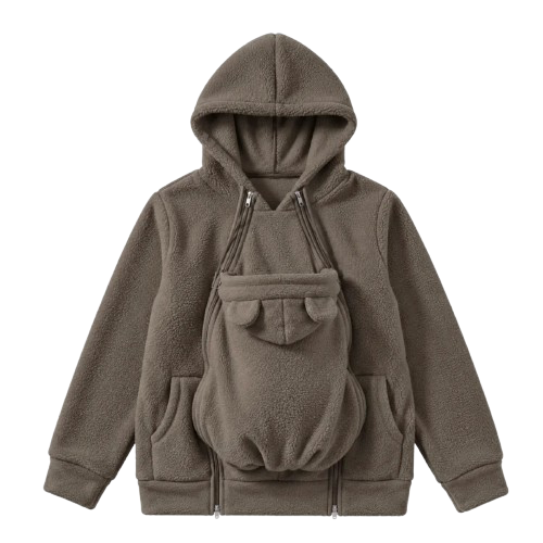 Le Cocon Belluvia - Veste de portage 2 en 1 en polaire
