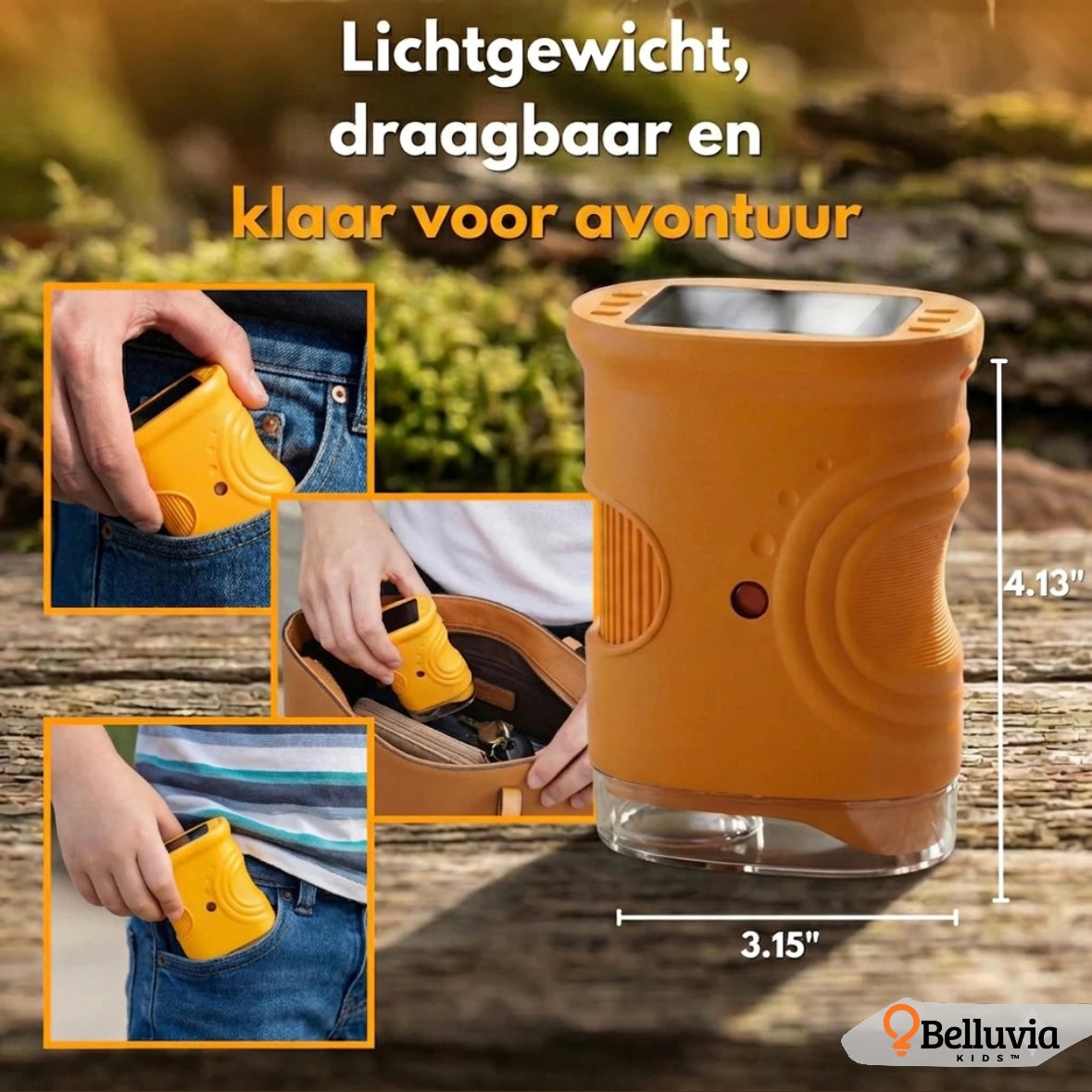 De Belluvia Kids ™ 4K Discovery Microscoop