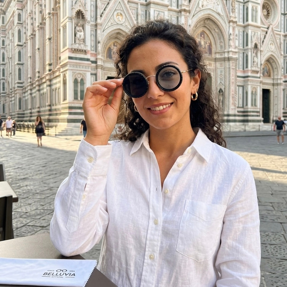 Belluvia | Il Tuo Occhiale polarizzato a tinta regolabile.