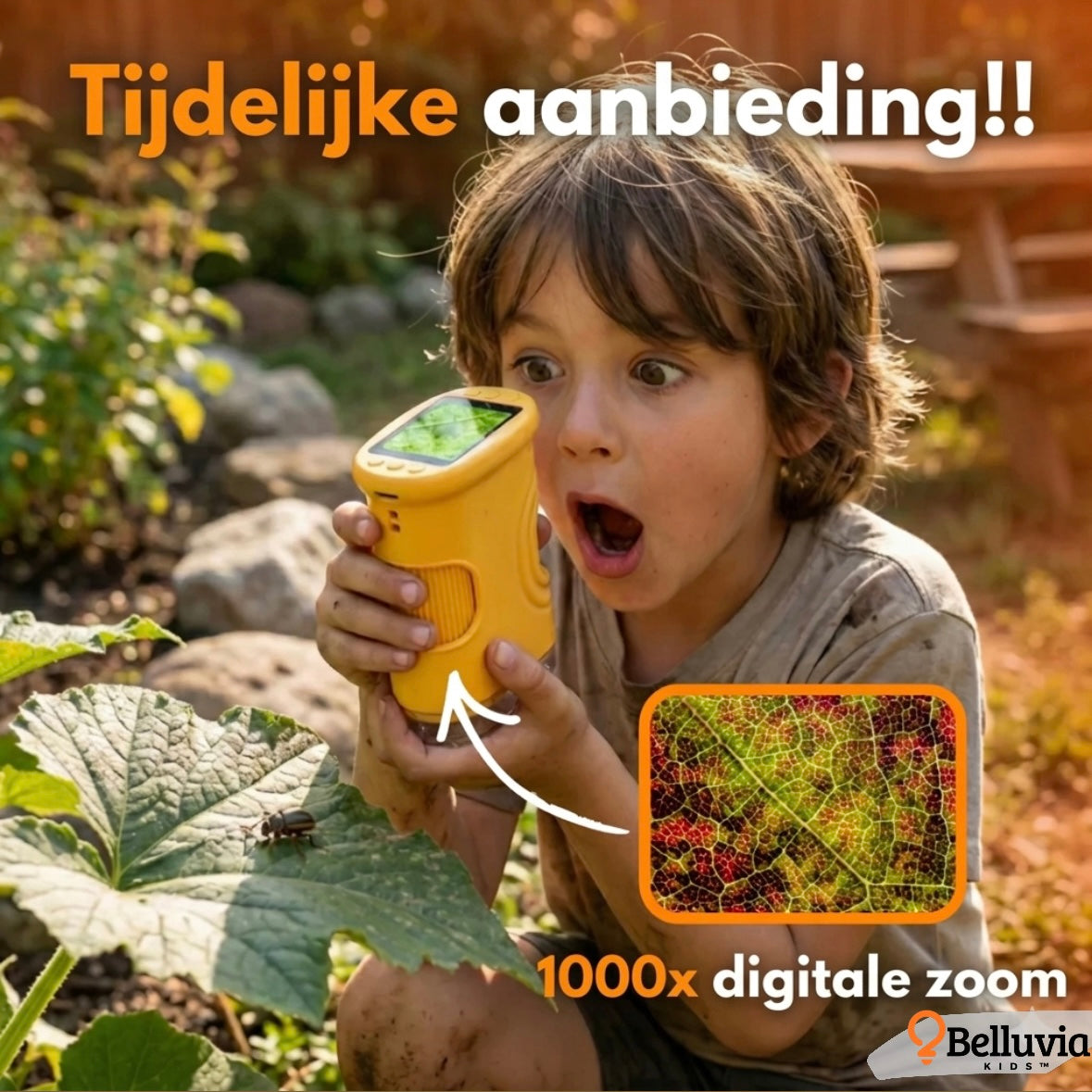 De Belluvia Kids ™ 4K Discovery Microscoop