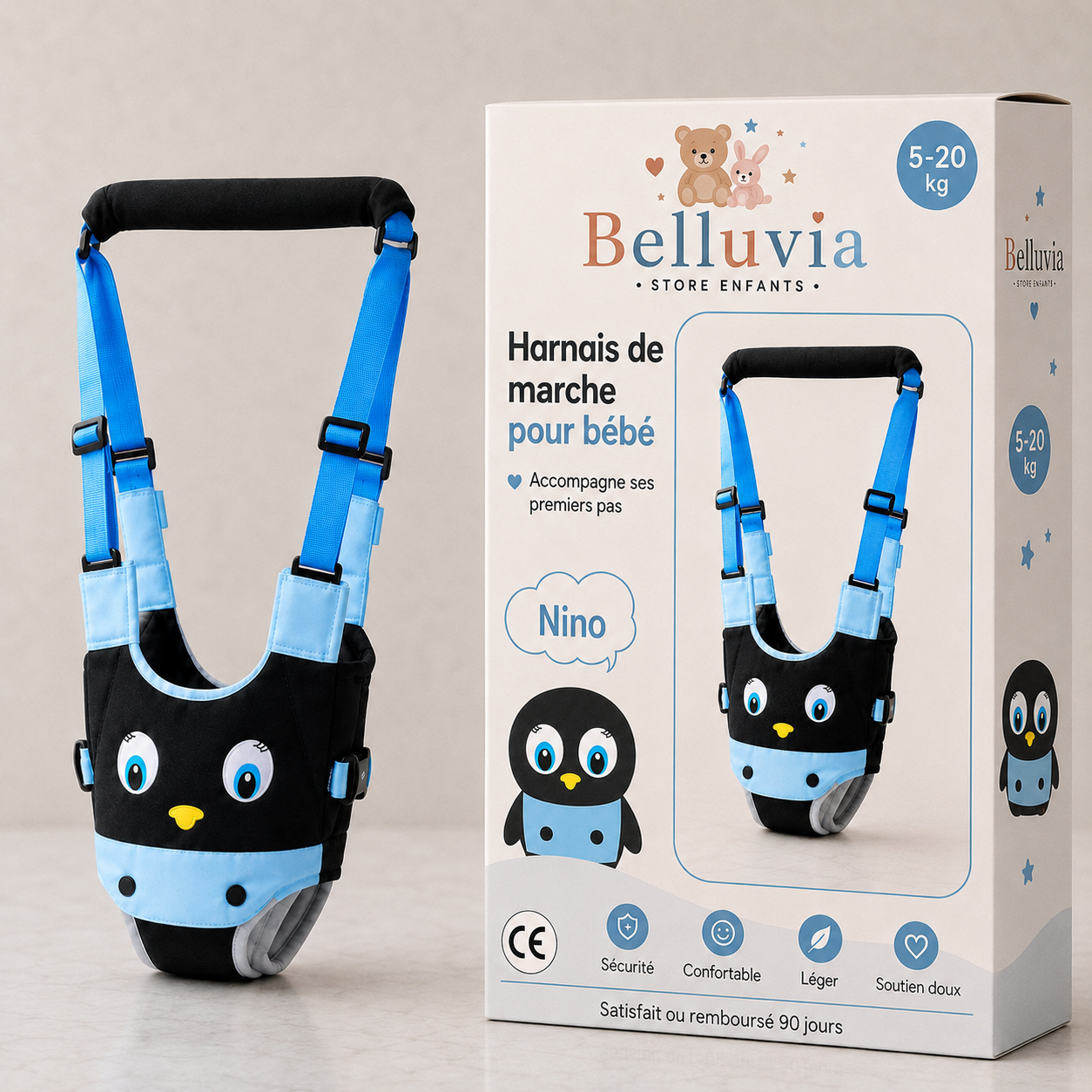 Harnais de marche pour bébé