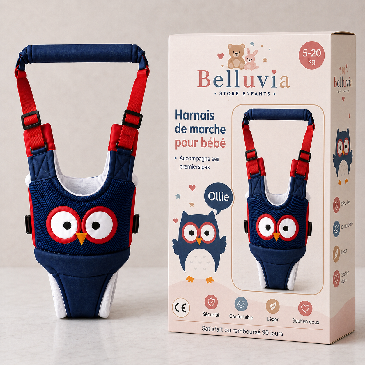 Harnais de marche pour bébé