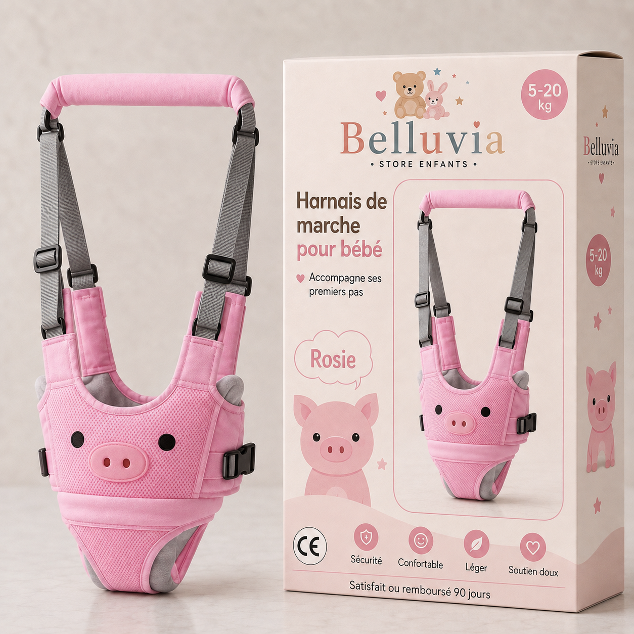 Harnais de marche pour bébé