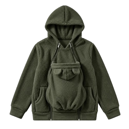 Le Cocon Belluvia - Veste de portage 2 en 1 en polaire